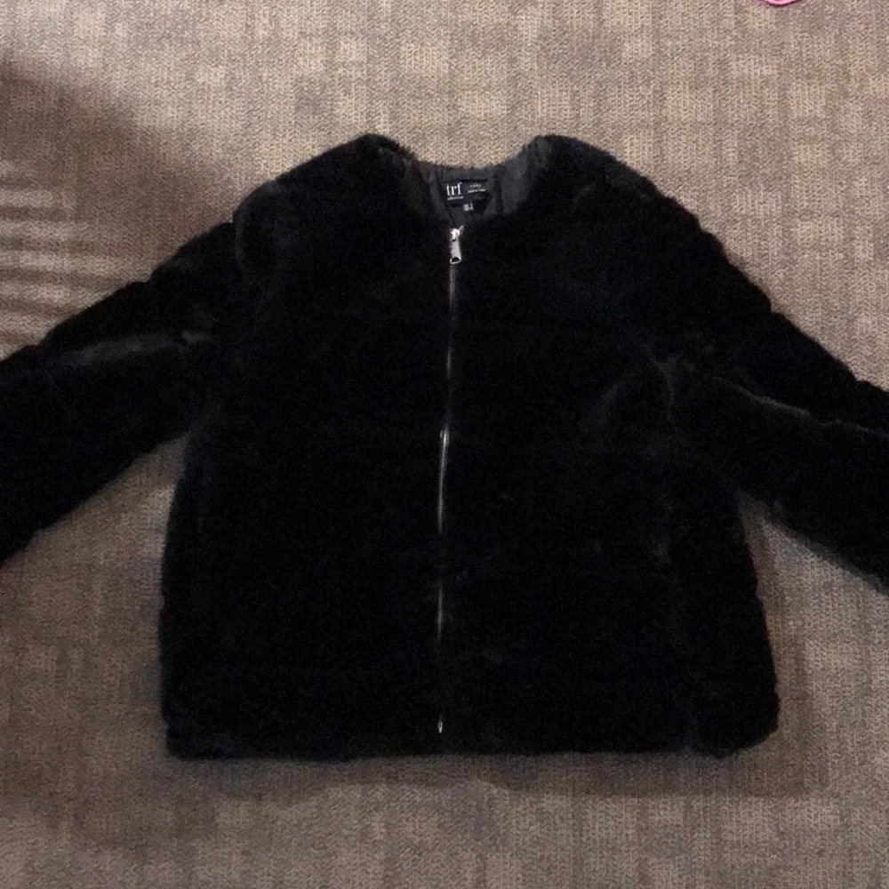 Faux fur coat